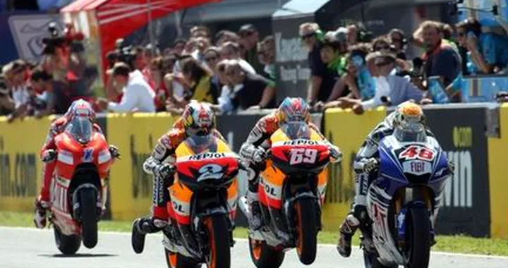 Modifica al regolamento del Motomondiale in materia di prove di start