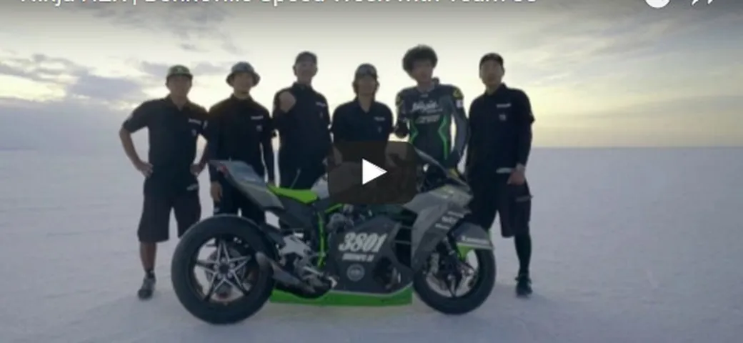Kawasaki Ninja H2R da Record a Bonneville [Video]
