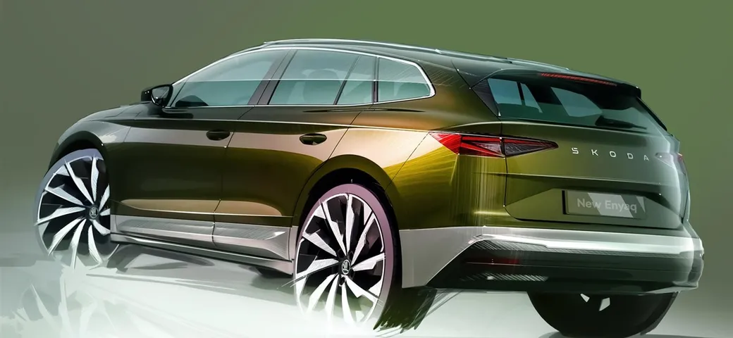 Nuovi Skoda Enyaq ed Enyaq Coupé: design Modern Solid e autonomia estesa, i primi teaser