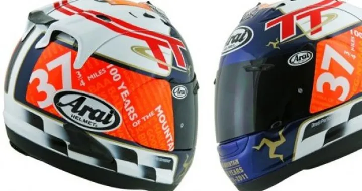 Arai Isle of Man TT 2011: anche quest'anno il Tourist Trophy ha il suo casco speciale