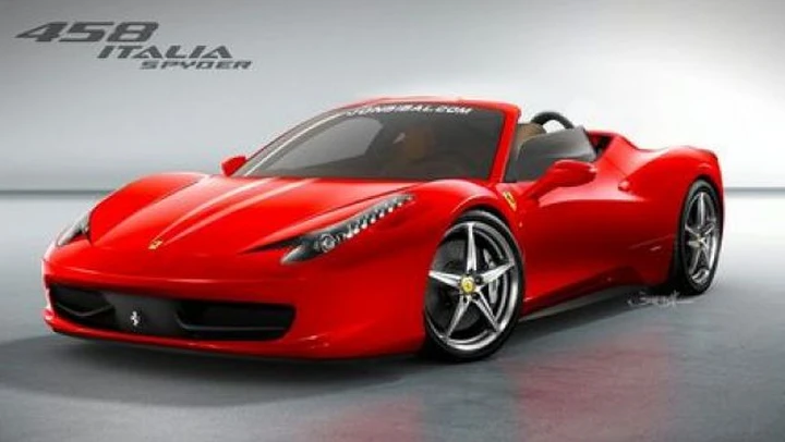 Ferrari 458 Spider: potrebbe avere un tetto metallico