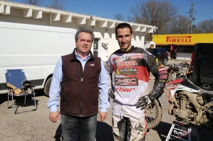 David Philippaerts si allena a Mantova