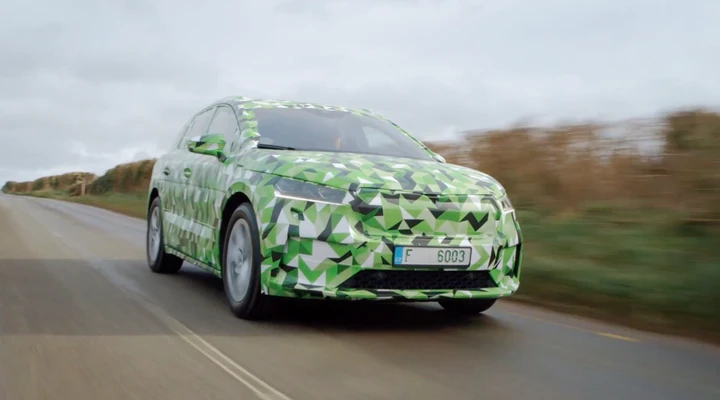 Skoda Enyaq, il teaser