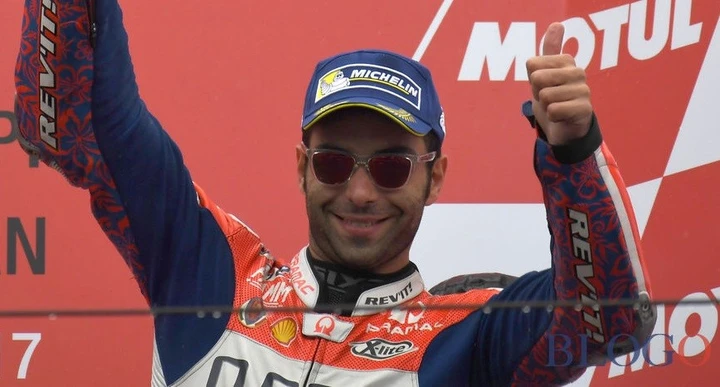 Petrucci sul podio in Giappone: 