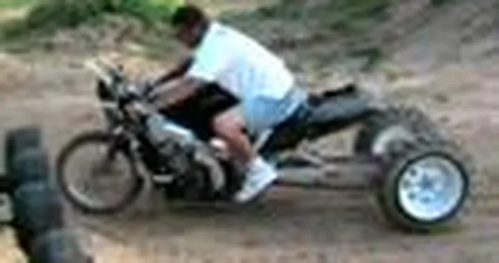 Redneck Hayabusa dirt drag motorcycle Mothug Doug