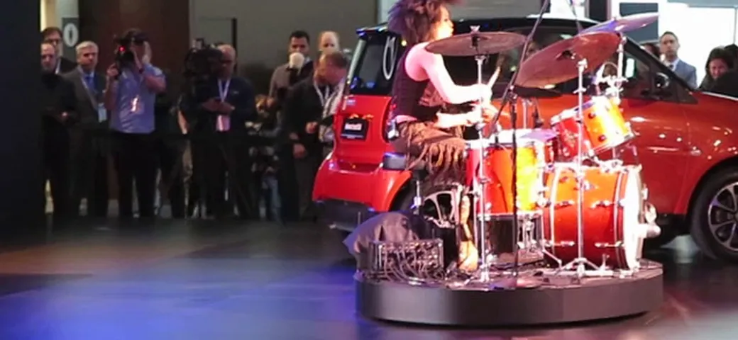 Cindy Blackman Santana @ Mercedes NYAutoShow