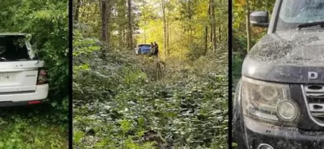 Land Rover rubate e ritrovate nella Foresta di Sherwood: c'è lo zampino di Robin Hood?