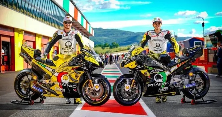 Ducati Pramac con livrea "Lamborghini" al Mugello