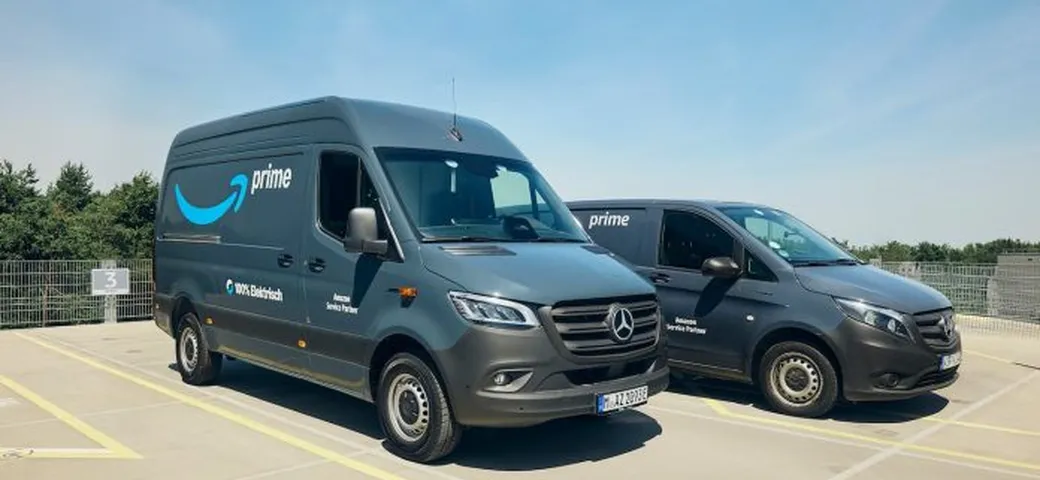 Amazon accelera sull'elettrico con Mercedes-Benz: in arrivo 5.000 van