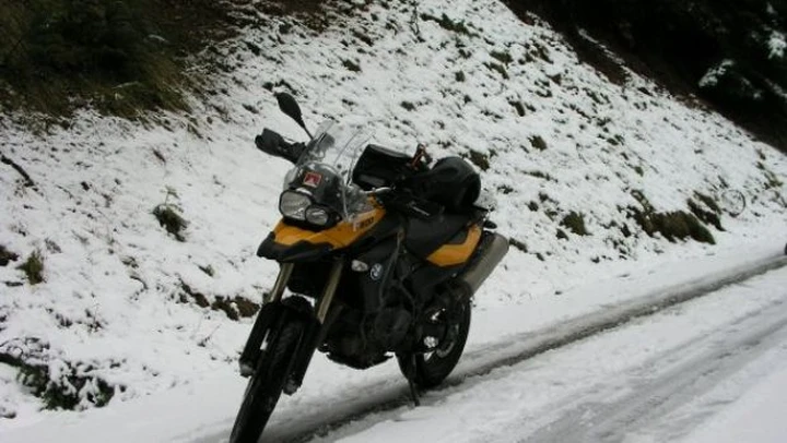 Foto del giorno: BMW F800 GS a Mountain Parnon