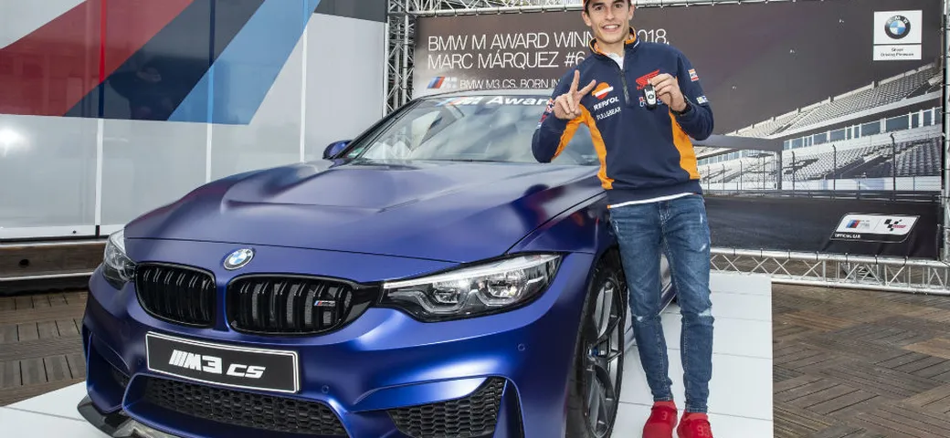 Marc Marquez vince la sesta BMW consecutiva: è una fiammante M3 CS