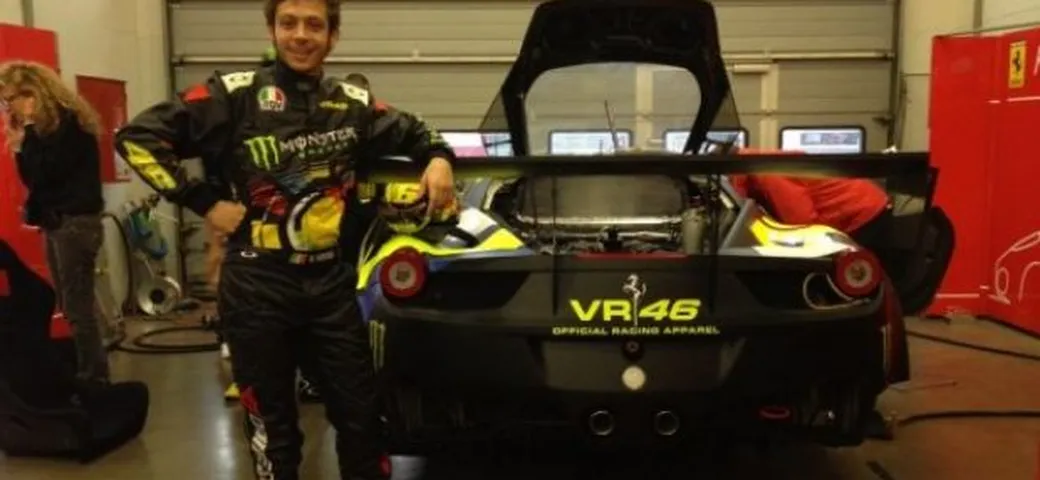 Valentino Rossi 19° al Nurburgring con la Ferrari 458 Italia GT3