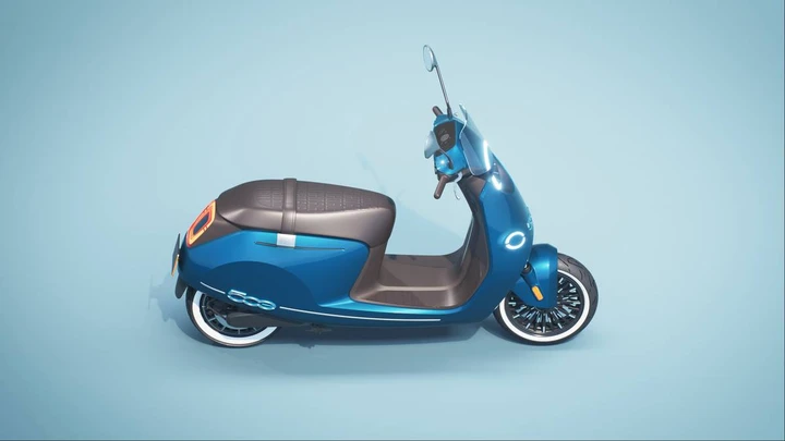 E-Moped 500: Il nuovo scooter elettrico Platum ispirato alla Fiat 500