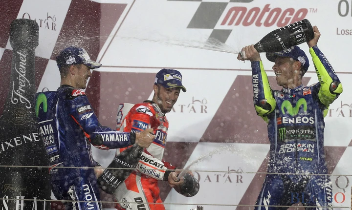 MotoGP Qatar 2017: Vince Vinales su Dovi e Rossi, Marquez 4°, Iannone KO [FOTO]