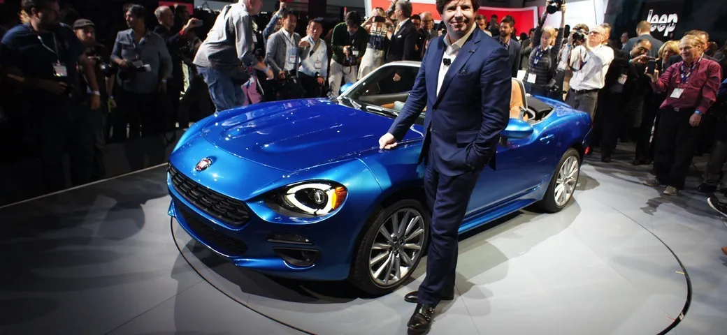 La nuova Fiat 124 Spider al salone di Los Angeles Live