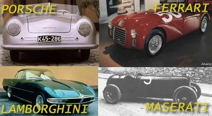 Porsche, Ferrari, Maserati o Lamborghini: quale capostipite vi terreste in garage?