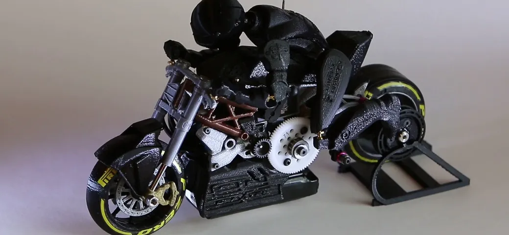 2016 Ducati Draxter Concept Drag Bike 3d printed RC