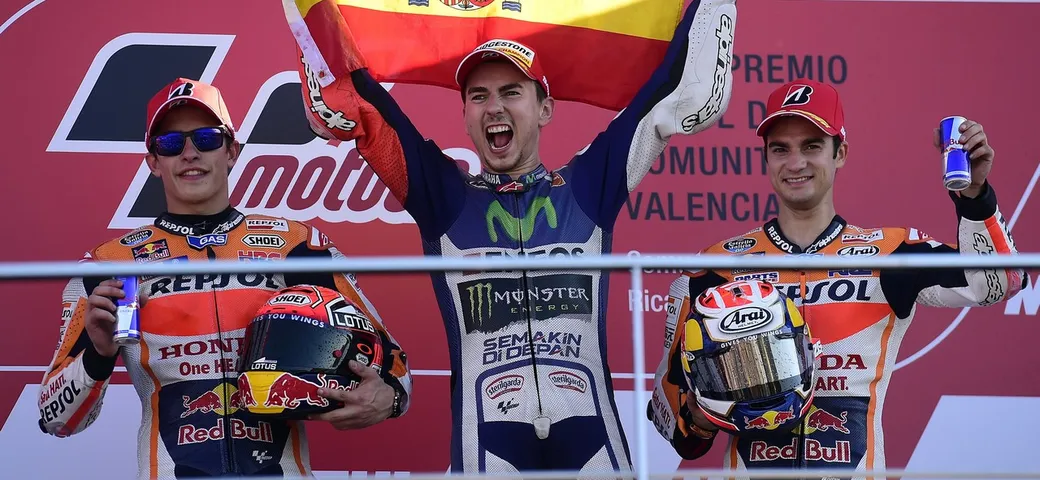 Valencia, Lorenzo iridato: 