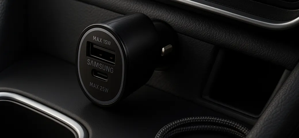 Samsung EP-L4020: il caricatore auto da 40W in offerta crolla di prezzo
