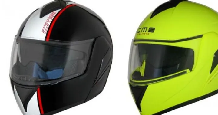 CMS Helmets: casco apribile SUV Yellow