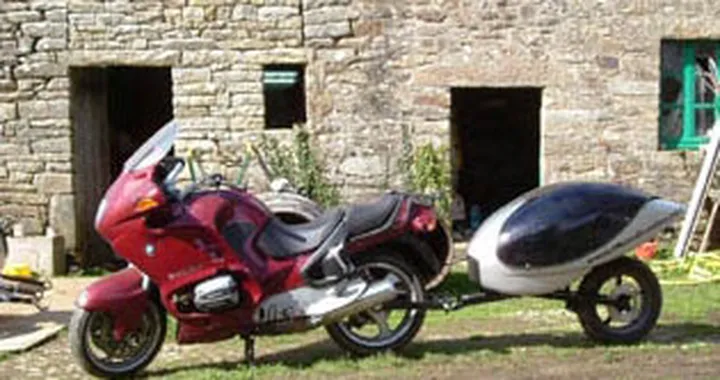 Carrello monoruota per moto