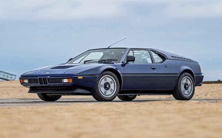 Una rara BMW M1 del 1979, firmata da Giugiaro, all'asta a Monterey