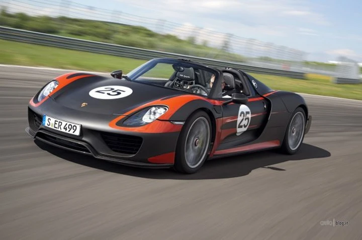 Porsche 918 Spyder: i dati ufficiali