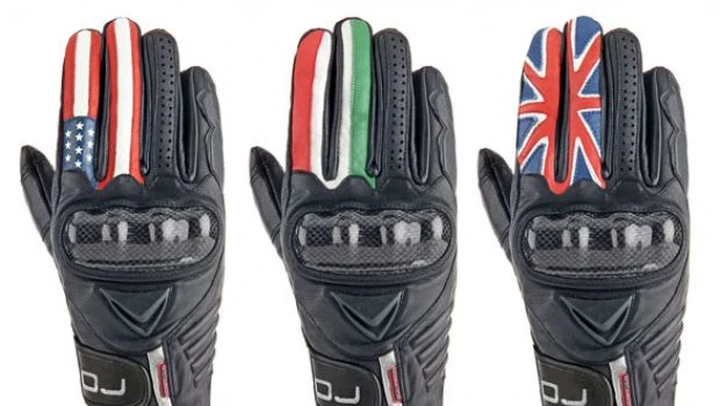 Fighter, guanto OJ tricolore e a stelle e strisce