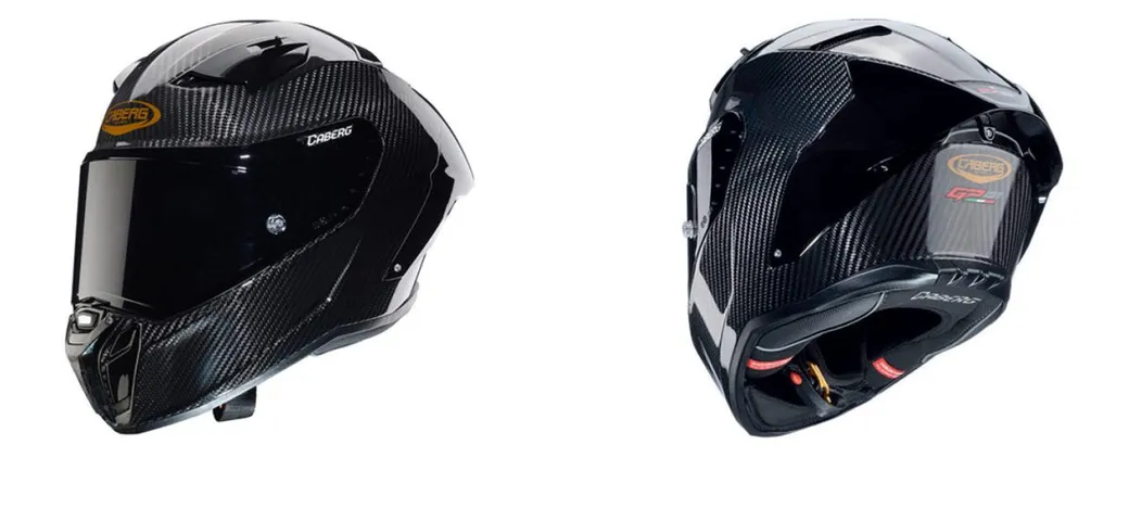 Casco con NFC e doppia certificazione, Caberg GP01 ti protegge e sa chi sei e dove sei