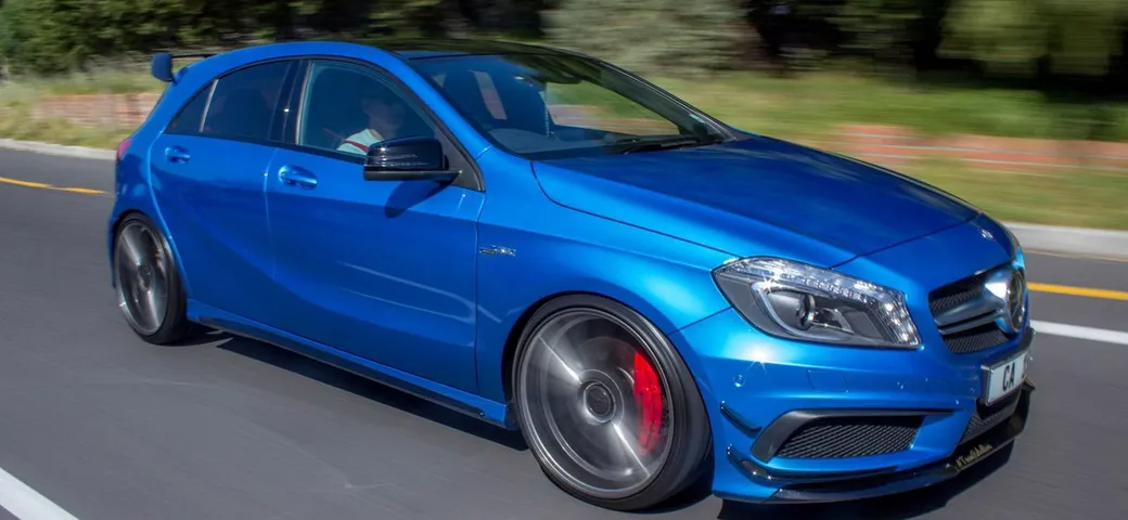 Mercedes A 45 AMG Blue Magic