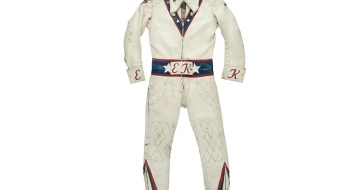 Evel Knievel: asta di tuta e bastone del Re degli stuntman