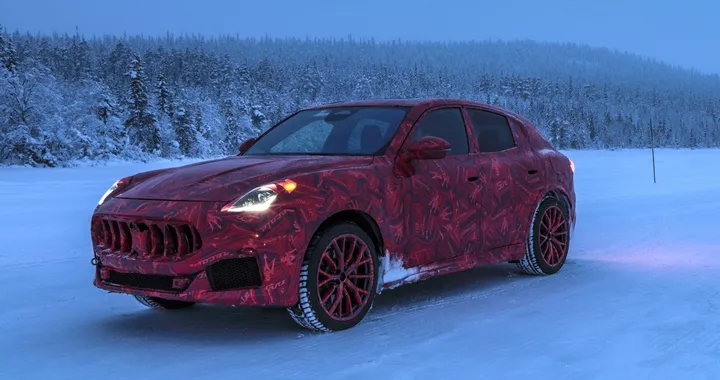 Maserati Grecale: gli ultimi test in Lapponia