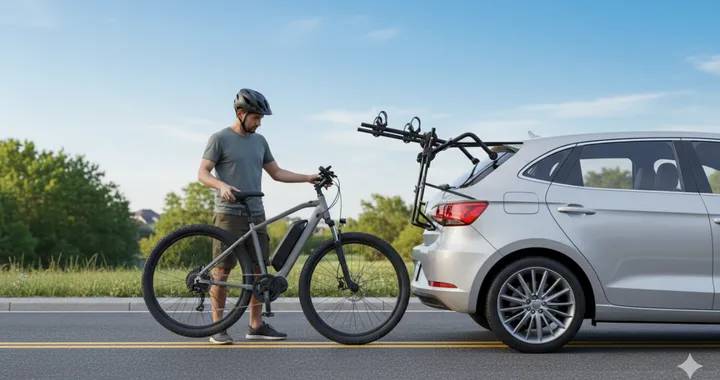 Con questo portabici monti l'ebike su tutte le auto e spendi pochissimo