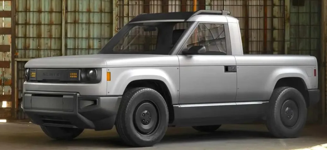 Bezos sfida Musk con Slate The Truck: pick-up elettrico da 20 mila dollari