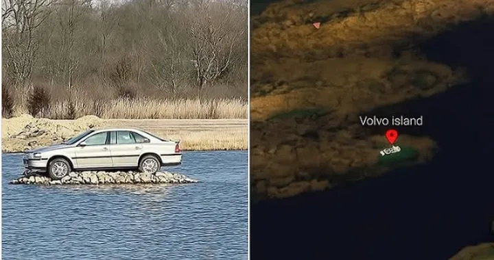 Volvo Island, l'isola con solo una Volvo parcheggiata da 13 anni