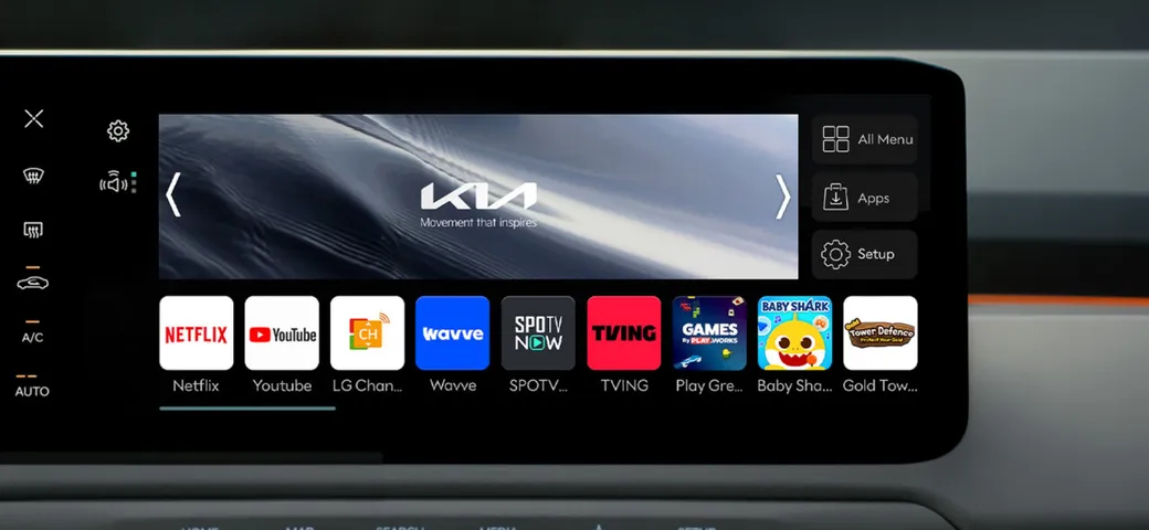 LG porta la sua tecnologia sull'ultima nata di Kia