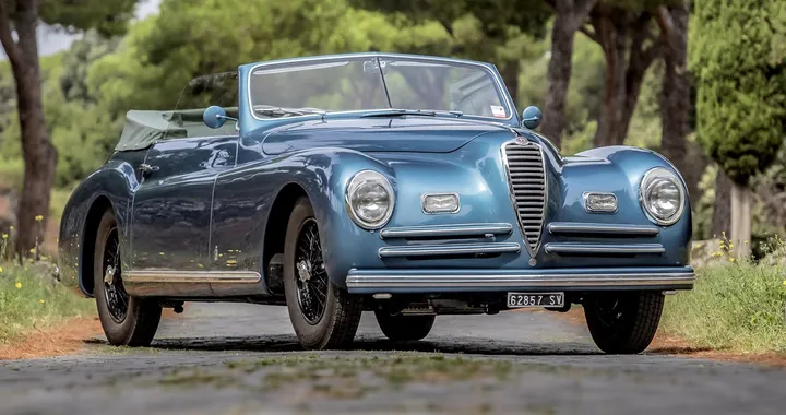 Alfa Romeo 6C 2500 Sport all'asta al Salone Auto e Moto d'Epoca 2019