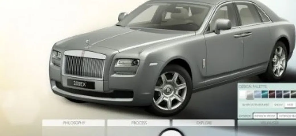 Rolls-Royce: on-line il configuratore della 200EX Concept