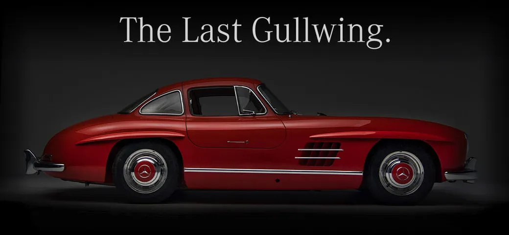 Mercedes-Benz 300 SL Gullwing: all'asta l'ultimo esemplare della specie