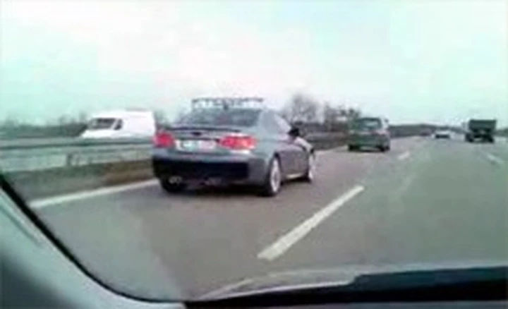 BMW M3 E92 sull'Autobahn