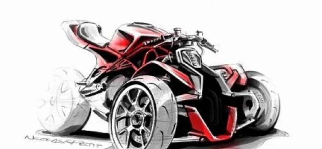 Trike Desmosedici Concept by Nicolas Petit