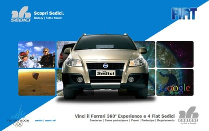Sedici Contest: Fiat e Google Earth insieme per un bel giochino