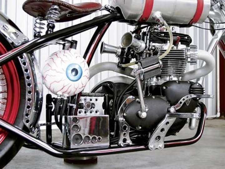 Lucky Devil Triumph Hot Rod