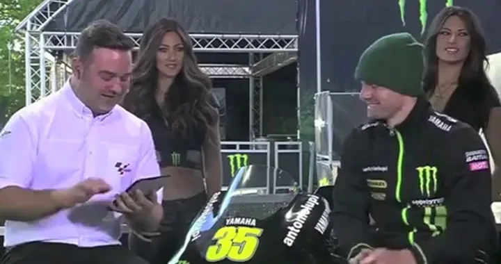 Billo e Venanzio con  Cal Crutchlow