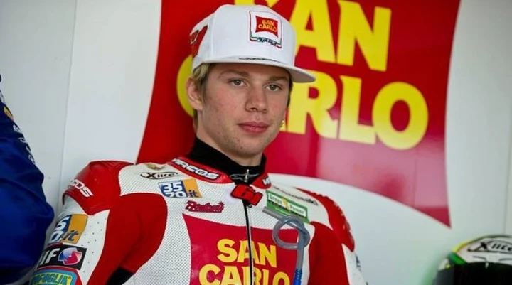 Alessandro Zaccone in Supersport con MV Agusta