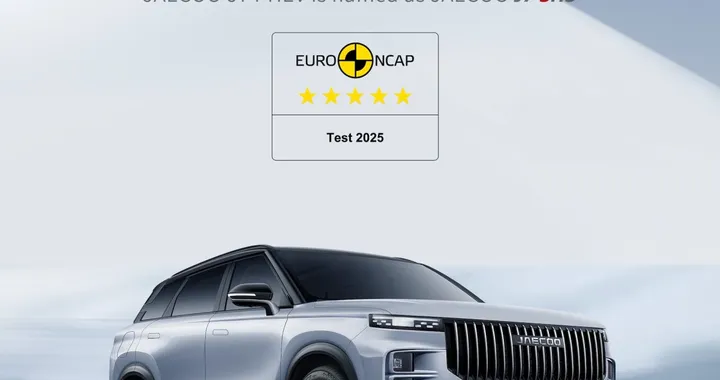 JAECOO 7 Super Hybrid ottiene le cinque stelle EuroNCAP