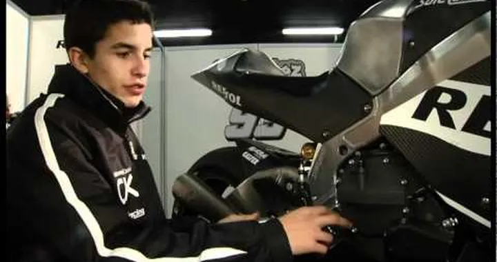 Marc Márquez repasa su nueva Moto2