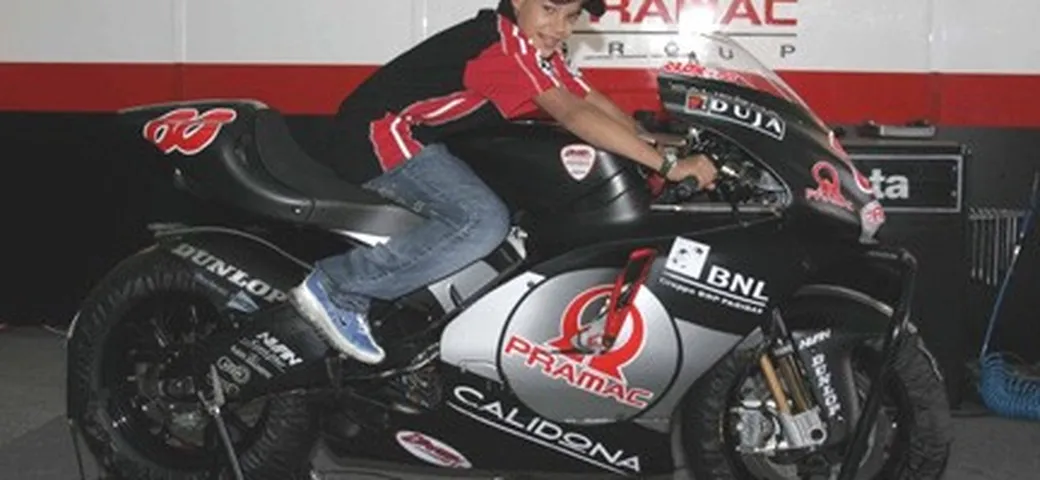 Il team Pramac D'Antin investe su un giovane 12enne