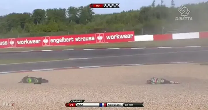 Loris Baz incidente al  Nurburgring