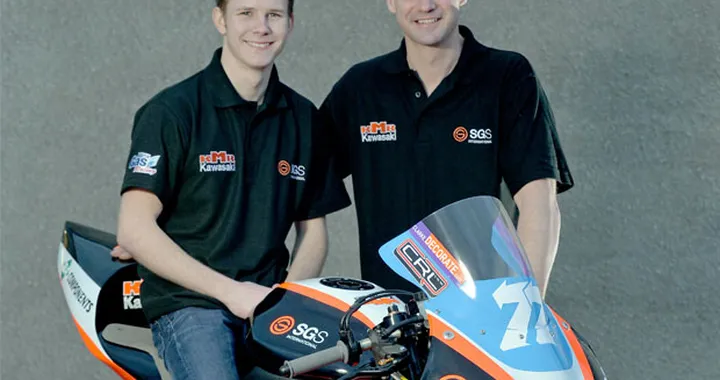 Danny Webb al Tourist Trophy 2014 con KMR Kawasaki